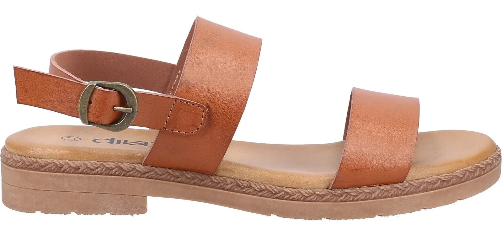 Divaz Mia Womens Buckle Fastening Sandal