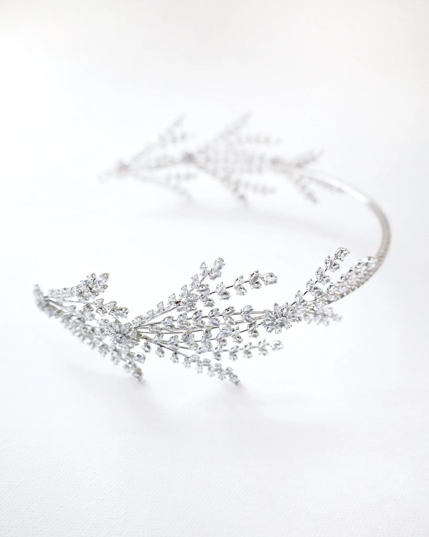 Eden Leaf Rhinestones Hairpiece