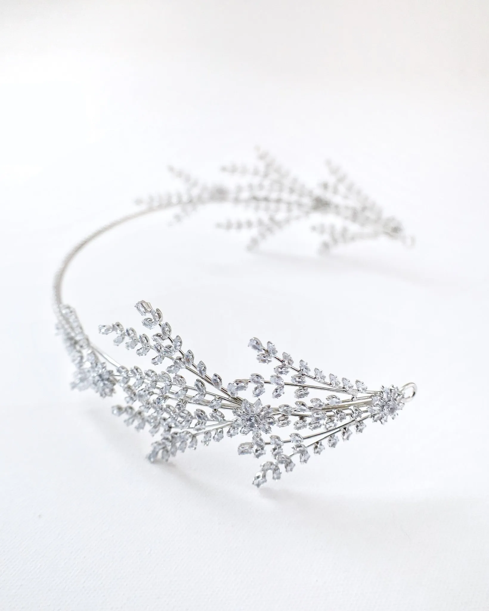 Eden Leaf Rhinestones Hairpiece