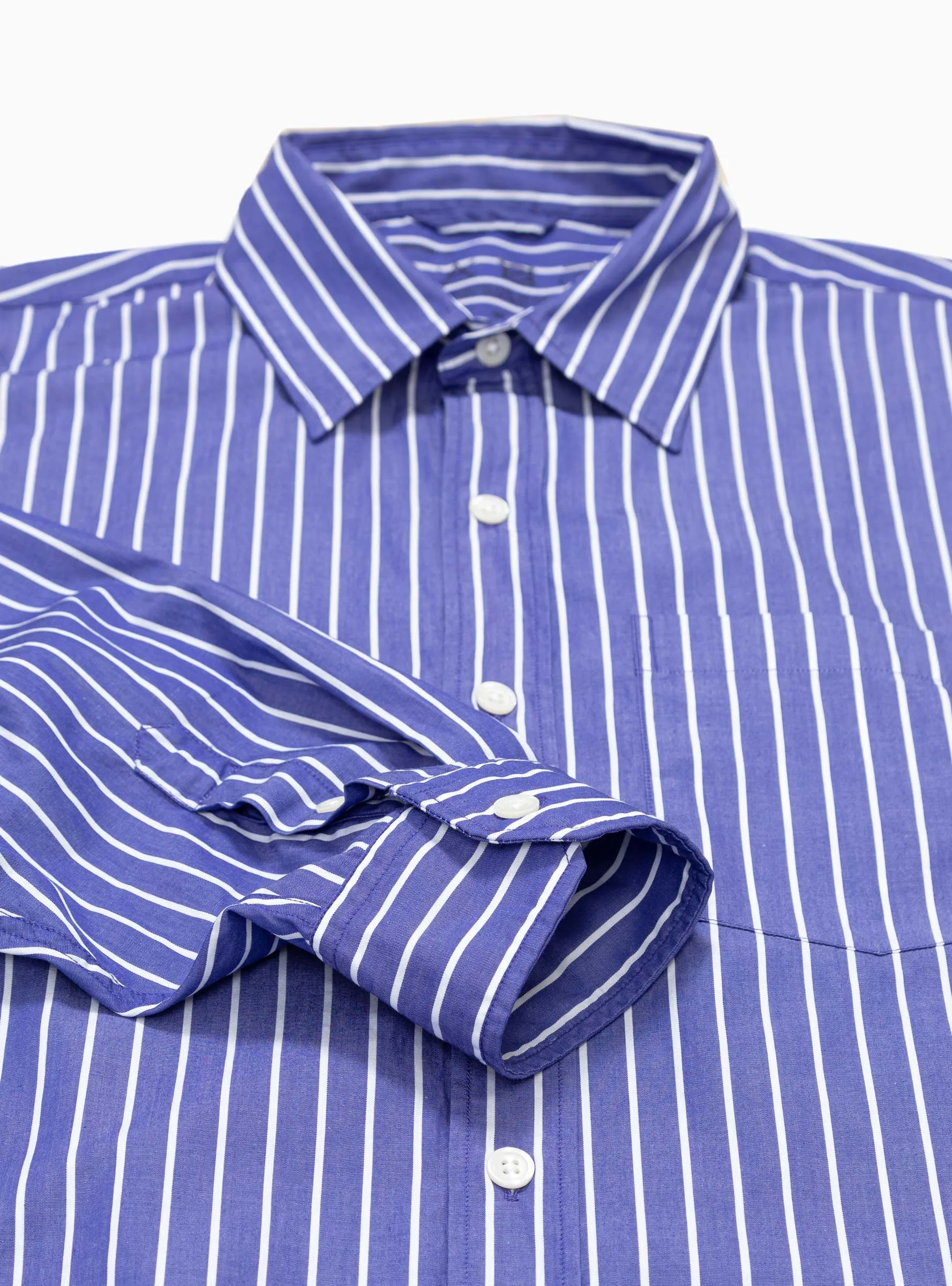 Executive Shirt Blue & White Stripe