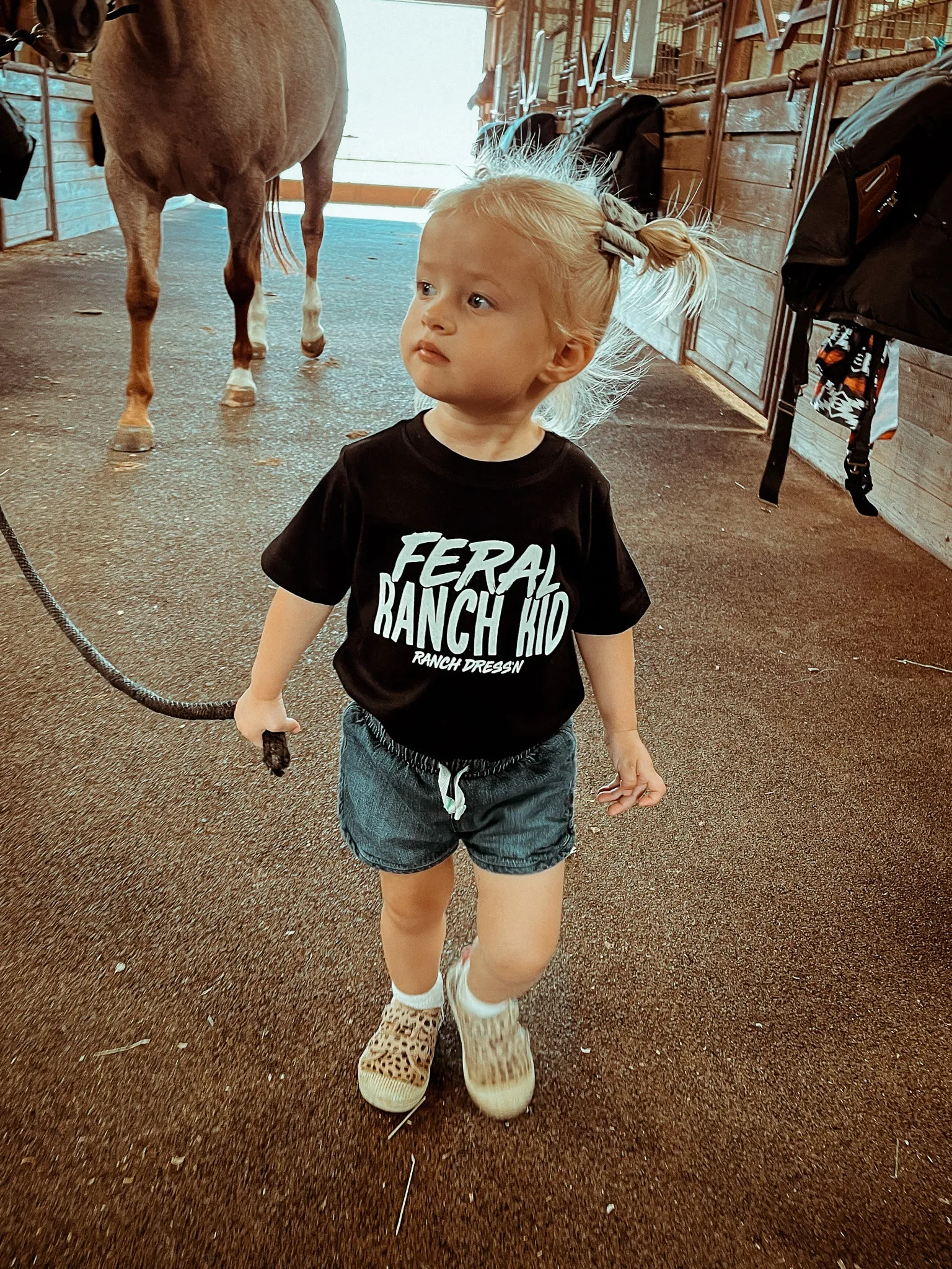 FERAL RANCH KID TEE