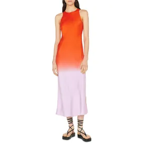 FRAME Womens Semi-Formal 100% Silk Slip Dress