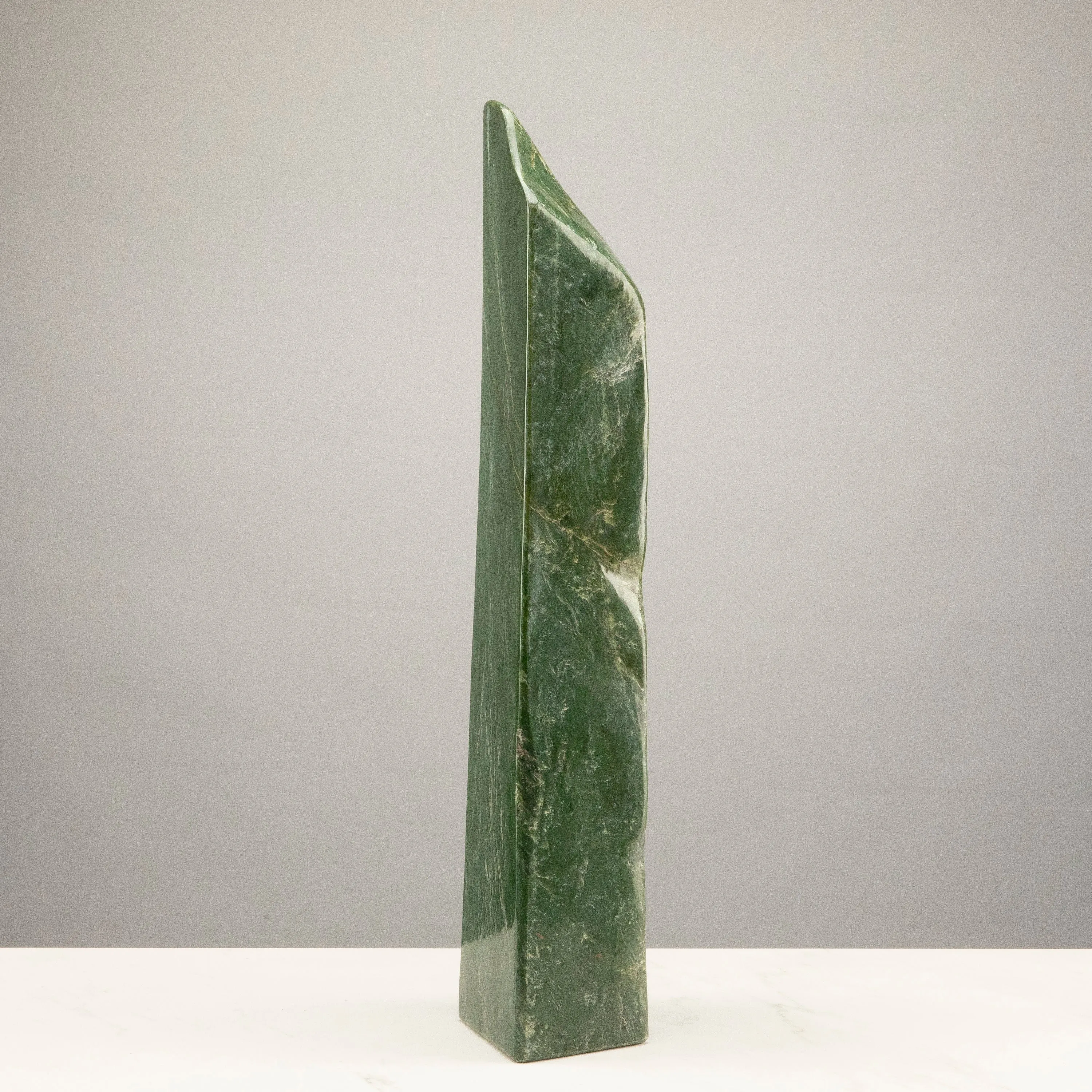 Freeform Nephrite Jade Tower from Afghanistan - 25 / 37 lbs