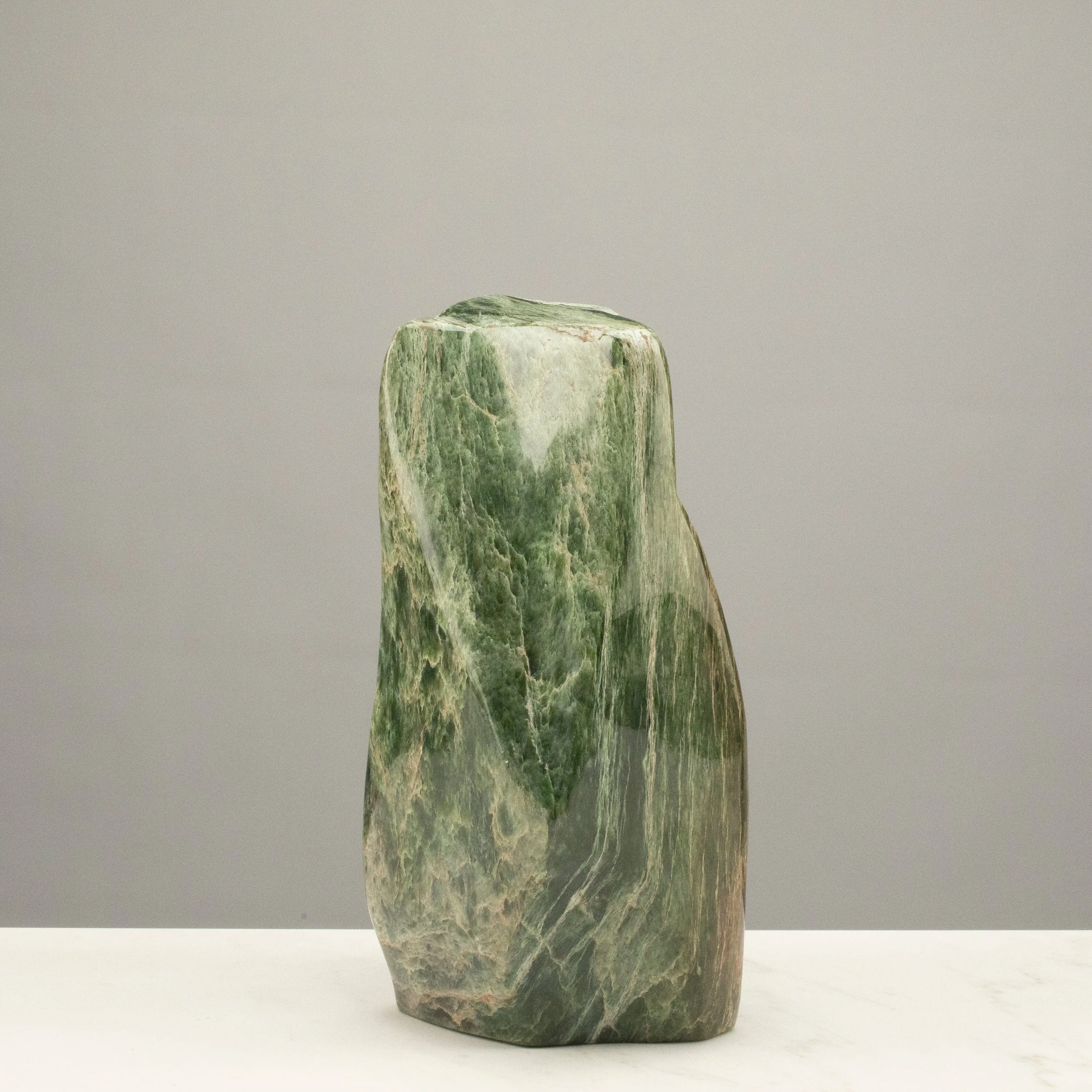 Freeform Nephrite Jade Tower from Afghanistan - 9 / 9 lbs