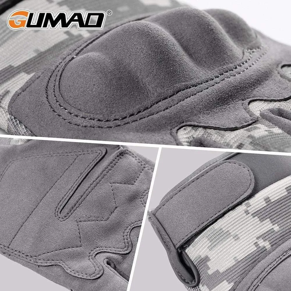 Full Finger Glove Airsoft Cycling Gloves Touch Screen Camouflage Tactical Mittens Military Combat Shooting Paintball Hiking Men