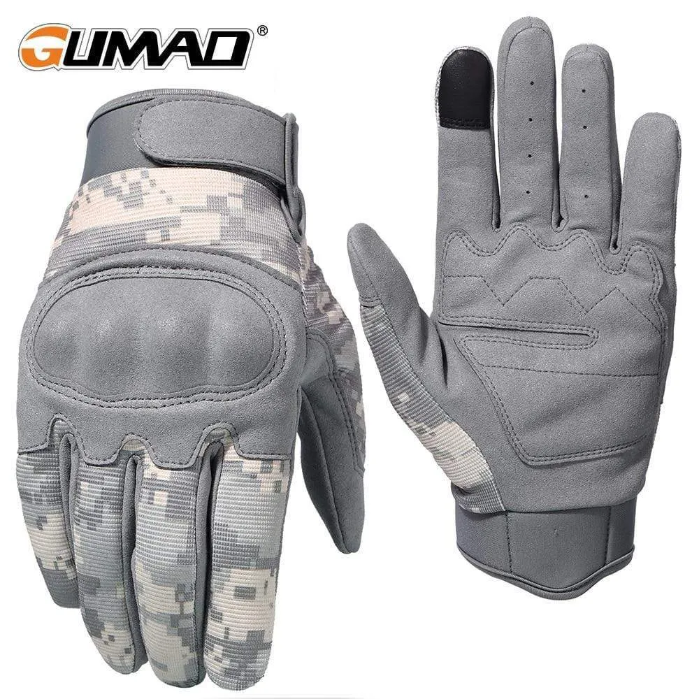 Full Finger Glove Airsoft Cycling Gloves Touch Screen Camouflage Tactical Mittens Military Combat Shooting Paintball Hiking Men