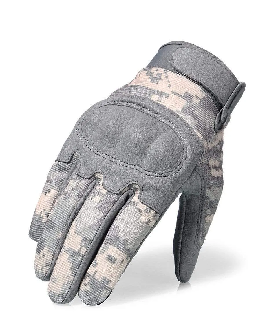 Full Finger Glove Airsoft Cycling Gloves Touch Screen Camouflage Tactical Mittens Military Combat Shooting Paintball Hiking Men