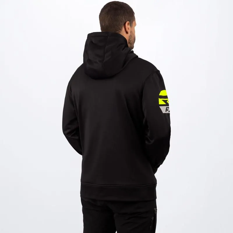 FXR Men's Race Division Tech Zip Fleece Black/Hi-Vis