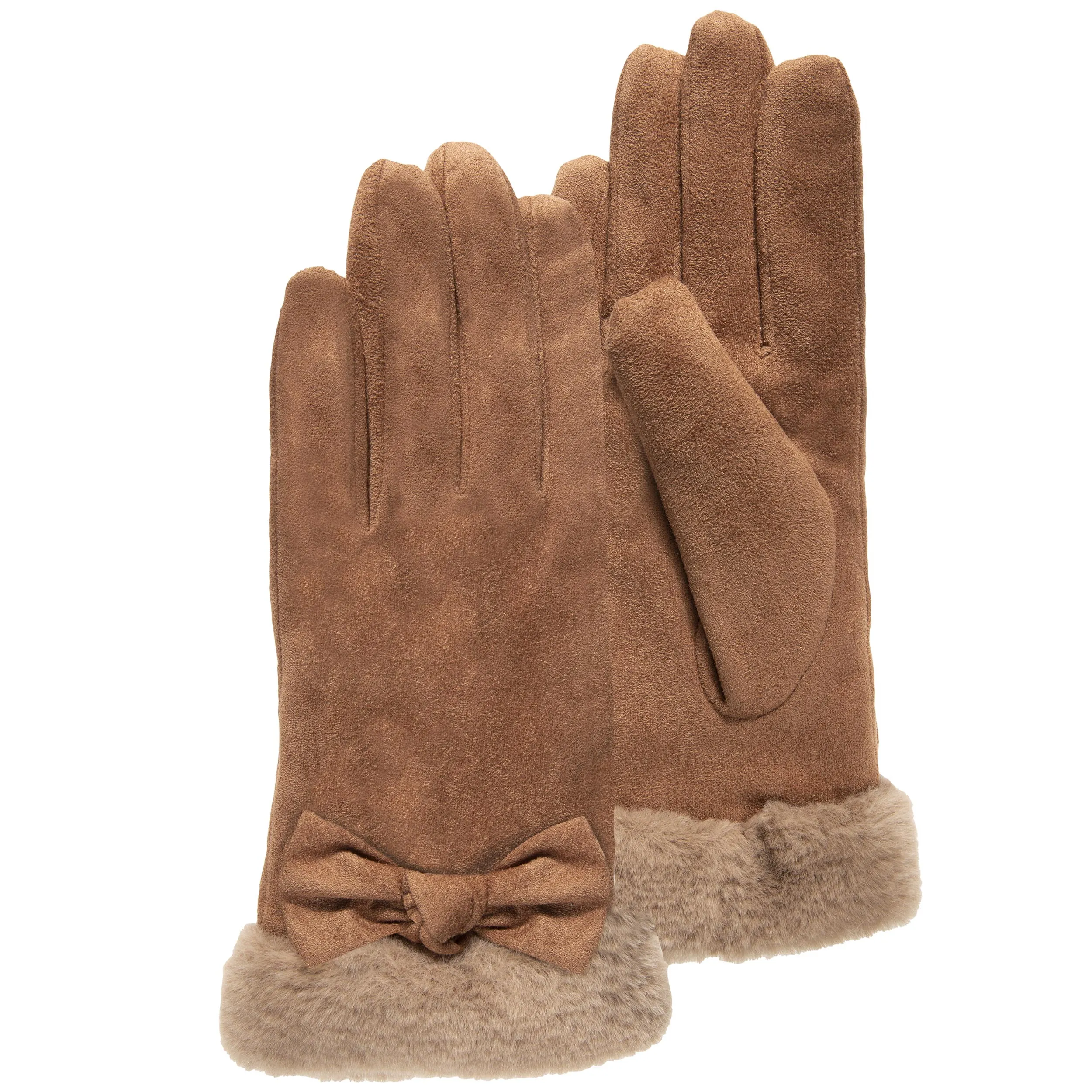 Gants Femme Ultra chaud Tactiles Camel