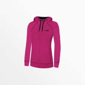 GIRL'S ESSENTIAL HEATHER ZIP UP HOODIE