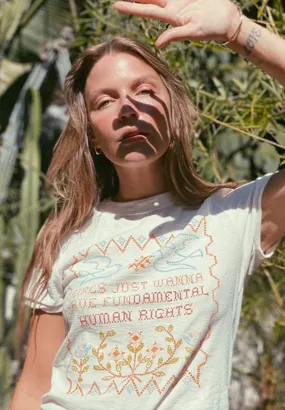 Girls Just Wanna Have Fundamental Human Rights Tee