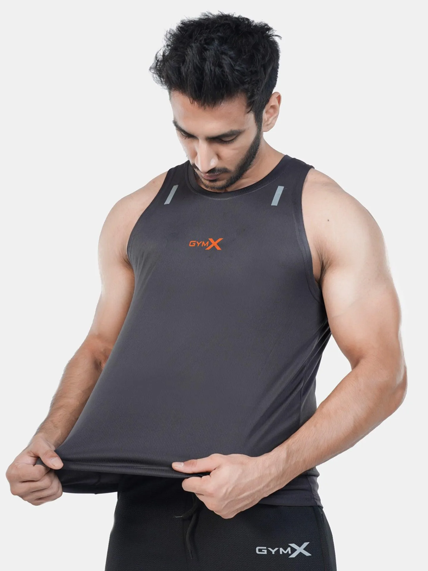 GymX Ultra Lite Tank: Bullet Grey - Sale