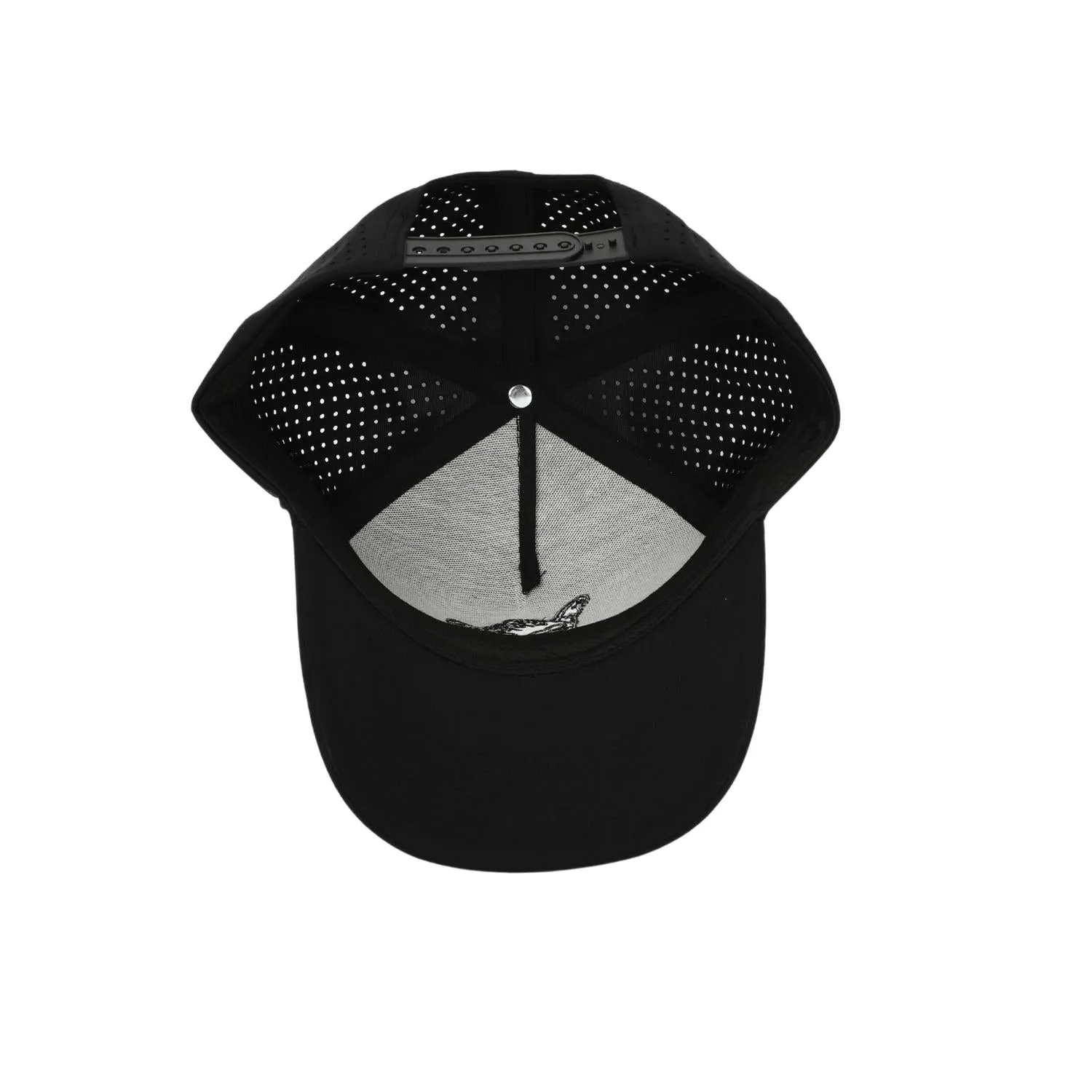 Hang Loose Snapback Hat - Black