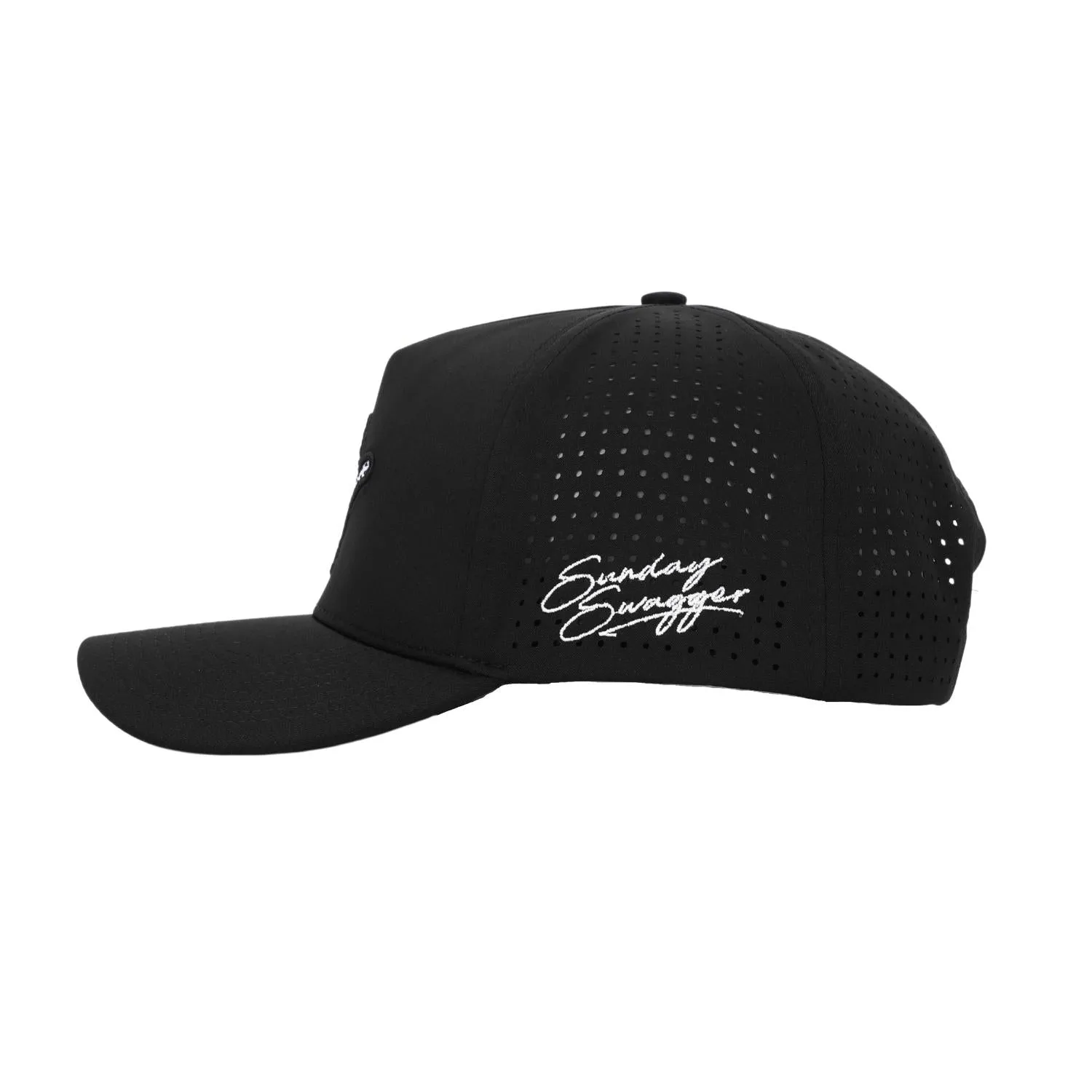 Hang Loose Snapback Hat - Black