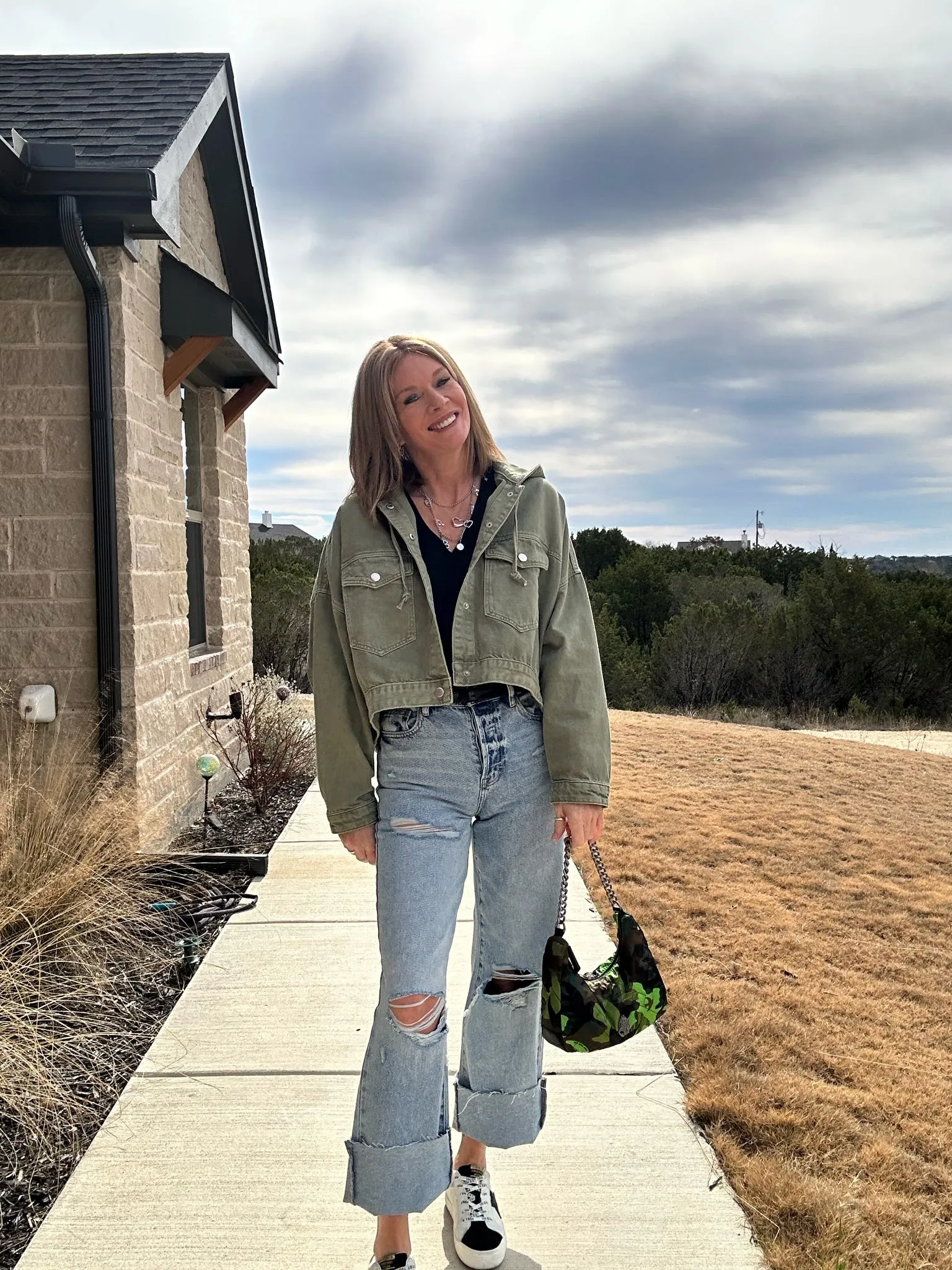 Happier Than Ever Olive Jacket