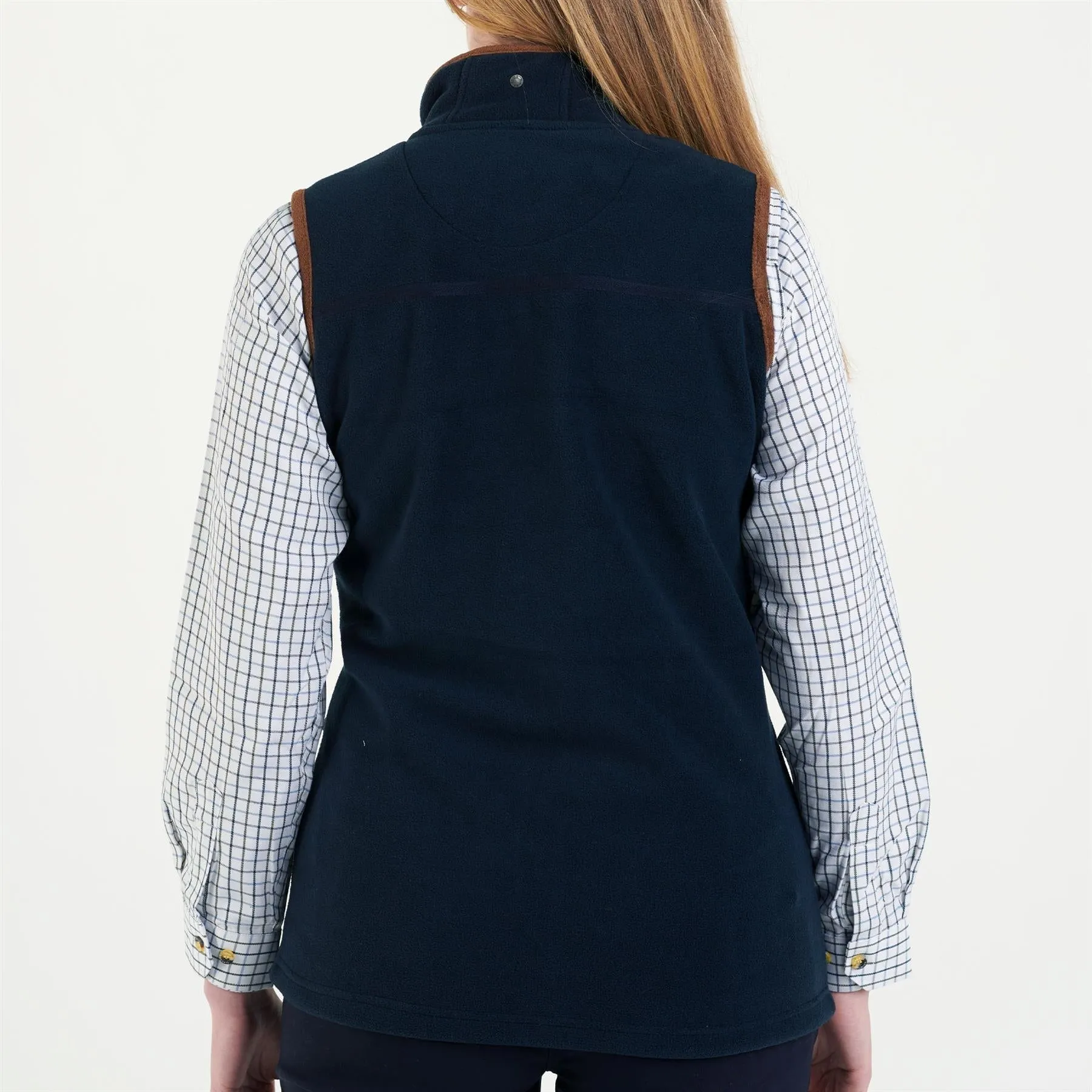 Hazy Blue Womens Sofia Full Zip Fleece Bodywarmer