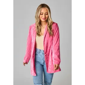 Heff Crushed Velvet Blazer