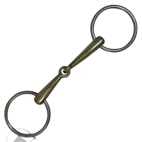 Herm Sprenger Aurigan Loose Ring Snaffle in Stainless/Aurigan - 5 1/4