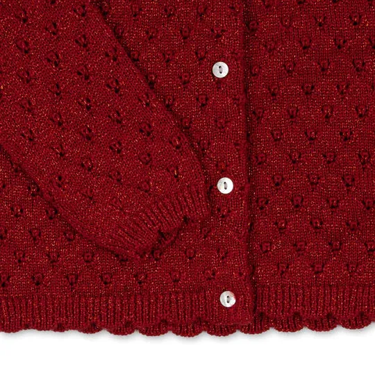 Holiday Cardigan - Savy Red