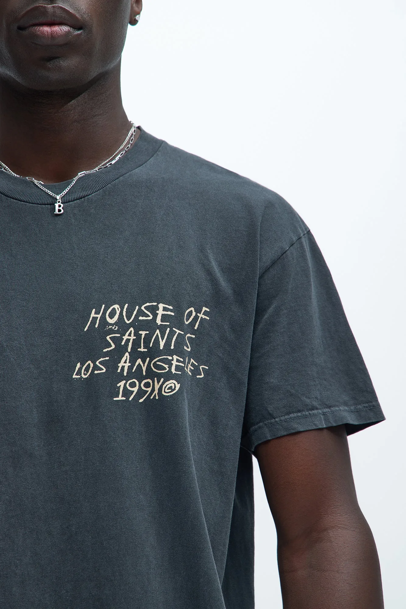 House Of Saints LA Short Sleeve Tee - Black