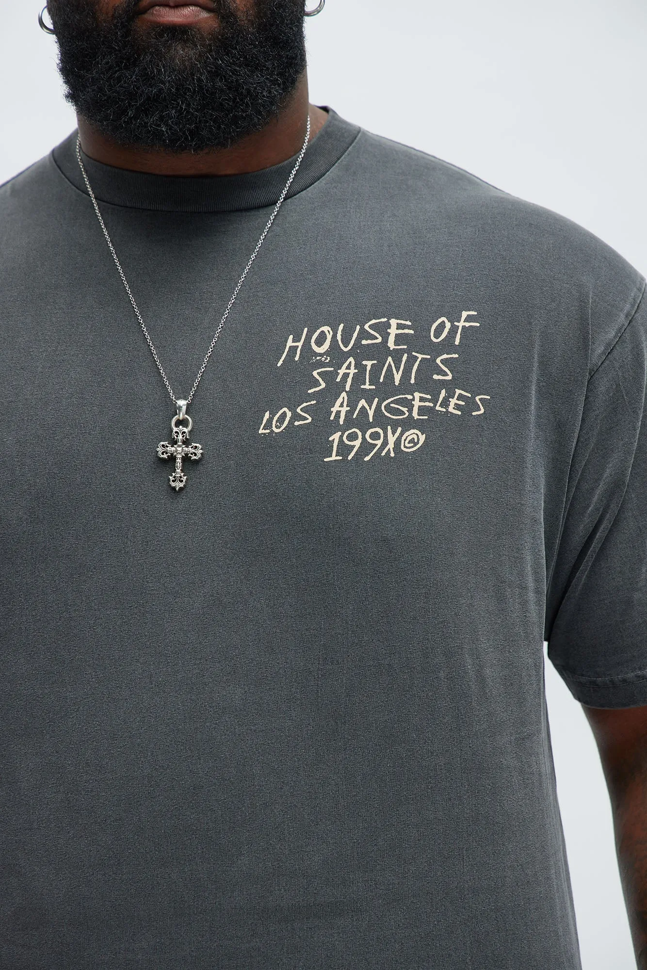 House Of Saints LA Short Sleeve Tee - Black