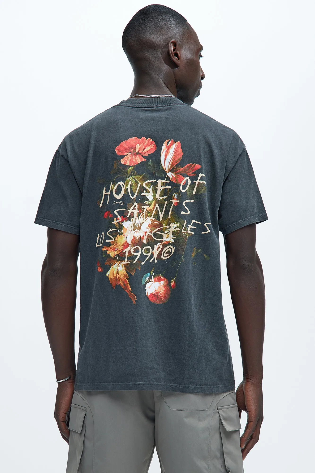 House Of Saints LA Short Sleeve Tee - Black