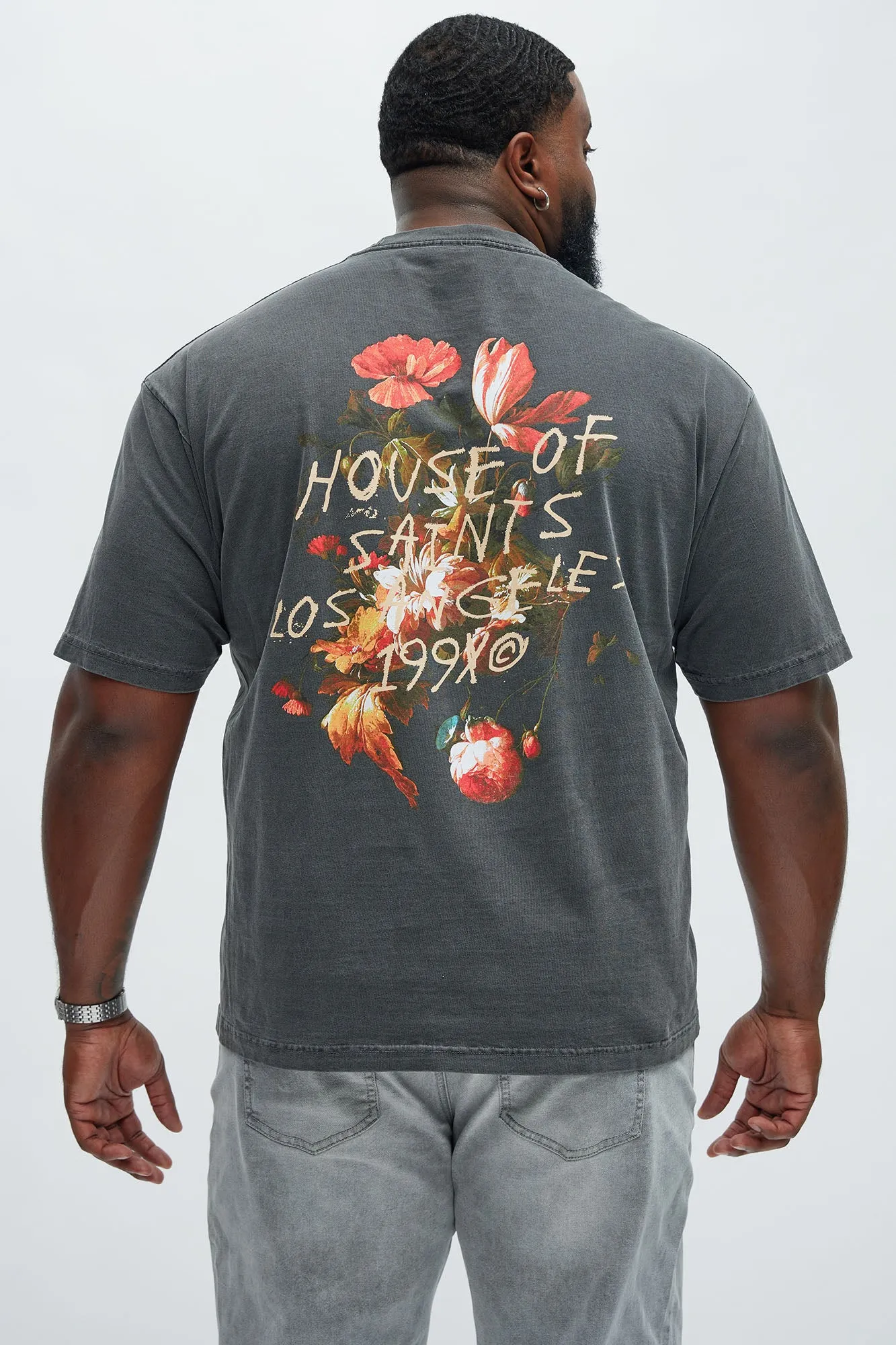 House Of Saints LA Short Sleeve Tee - Black