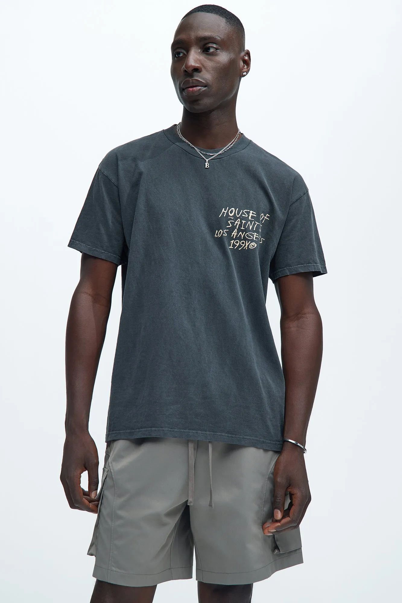 House Of Saints LA Short Sleeve Tee - Black