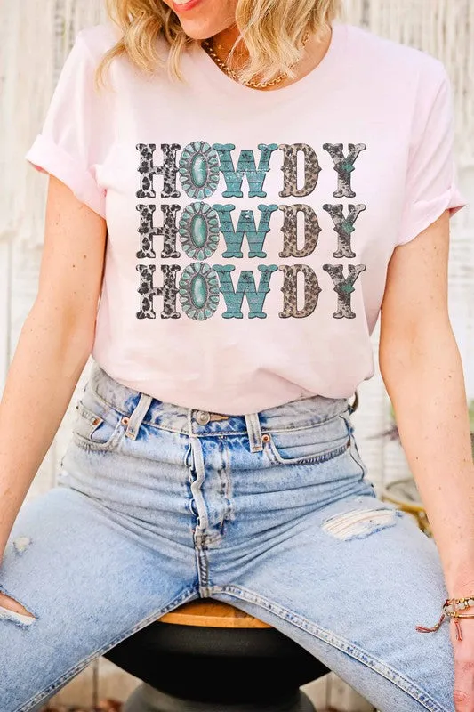 HOWDY LEOPARD GRAPHIC TEE PLUS SIZE