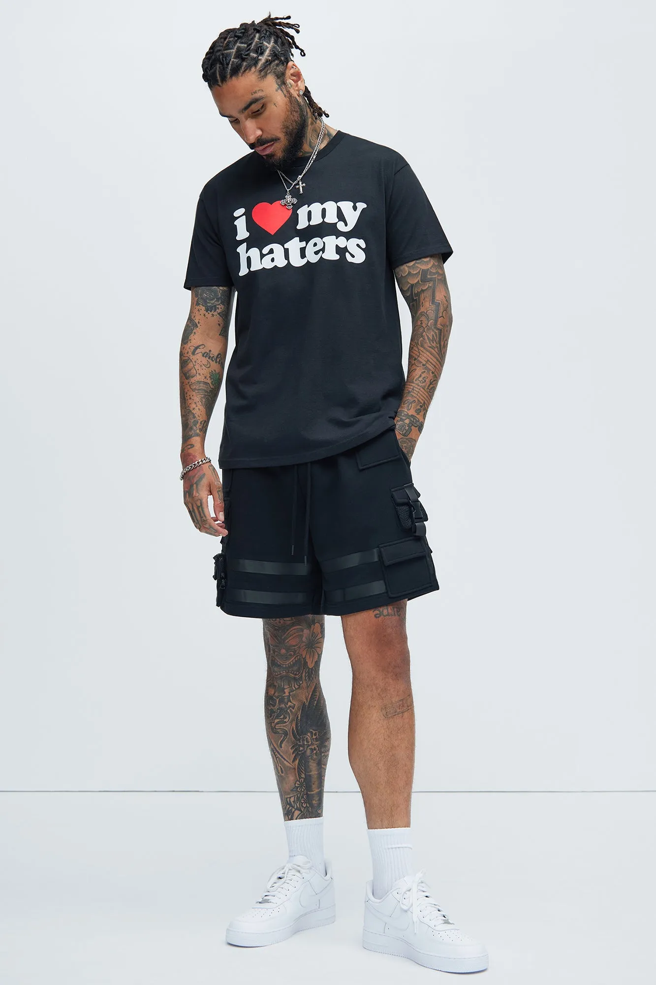 I Love My Haters Short Sleeve Tee - Black