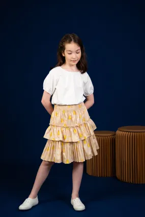 Izzy Skirt - Yellow Garden