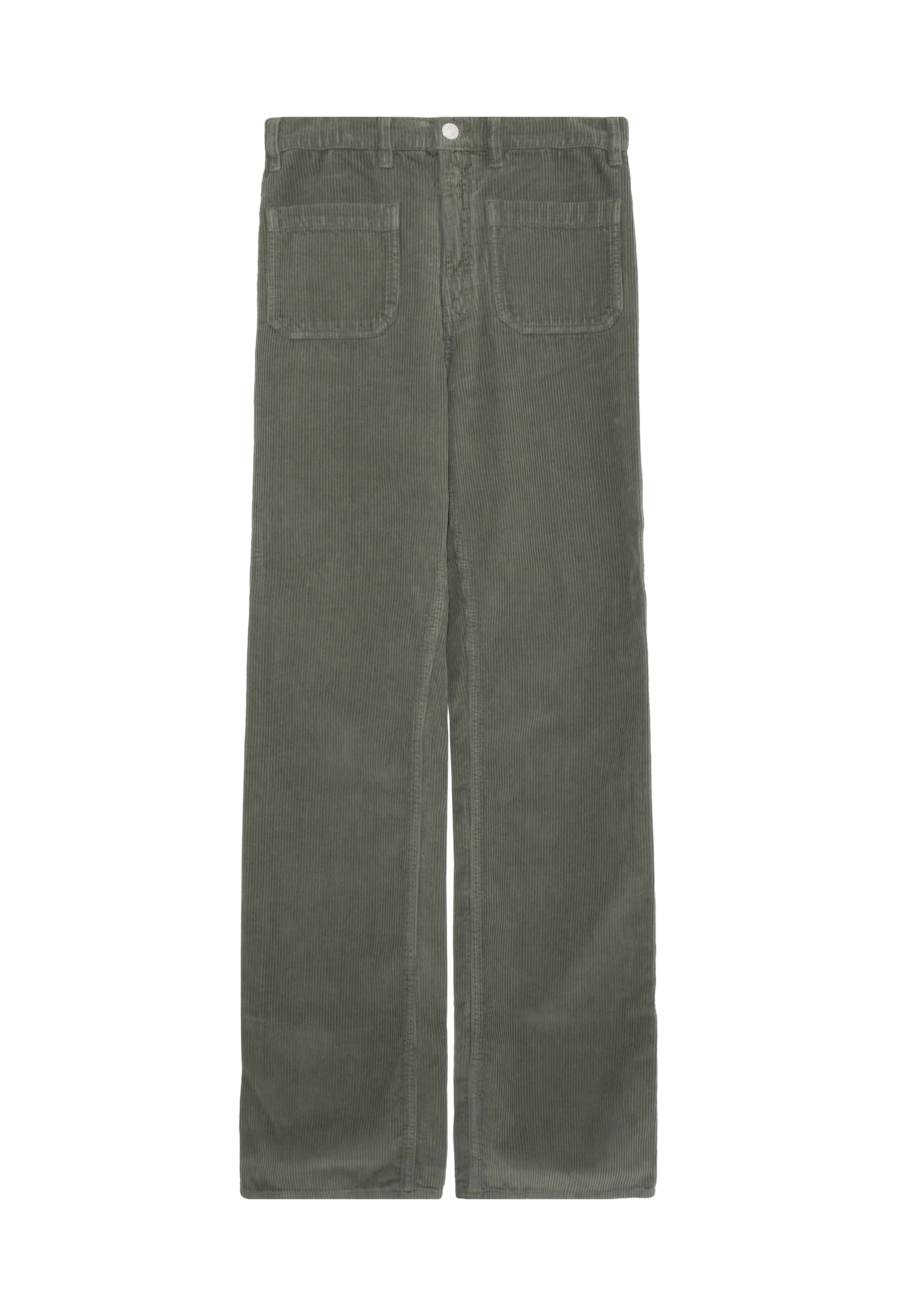 Jane Corduroy Straight-Leg Pants