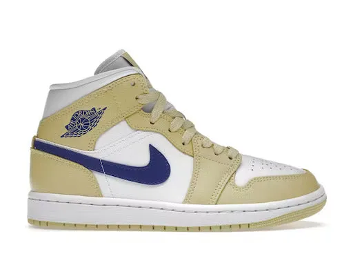 Jordan 1 Mid Lemon Wash Lapis (Women's)