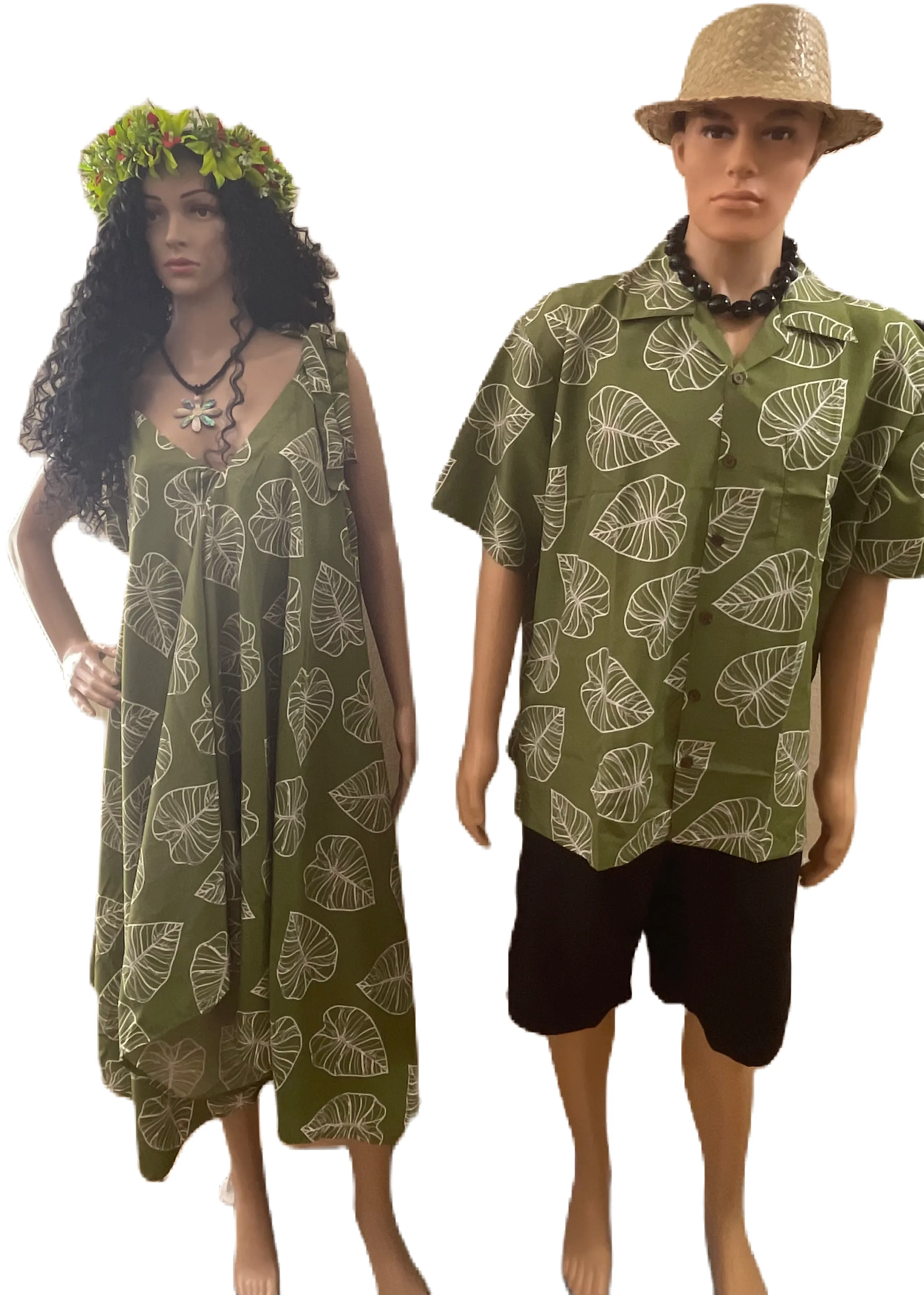 Kalo Leaf Aloha Shirt