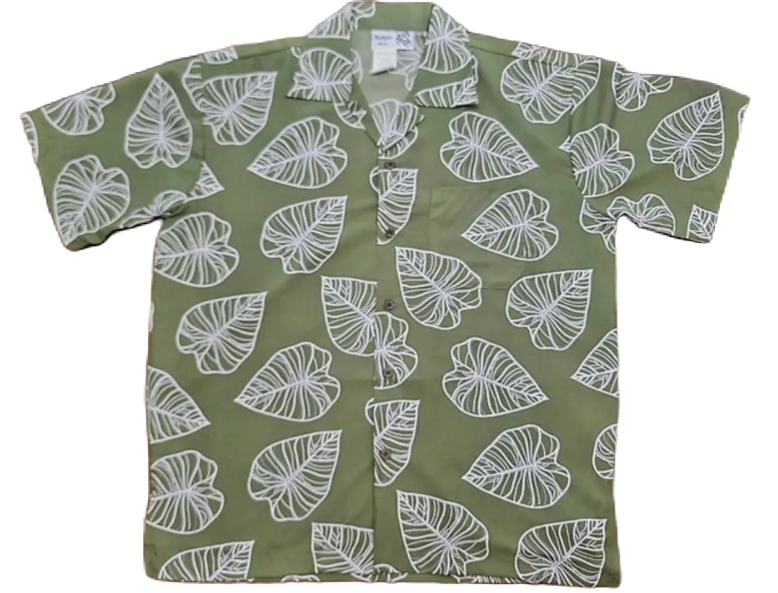 Kalo Leaf Aloha Shirt