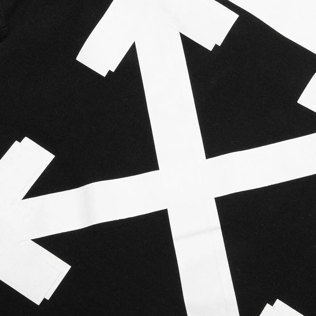 Kids Rubber Arrow S/S Tee - Black/White