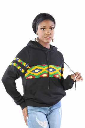 Kora African Print Unisex Pullover Hoodie Sweatshirt