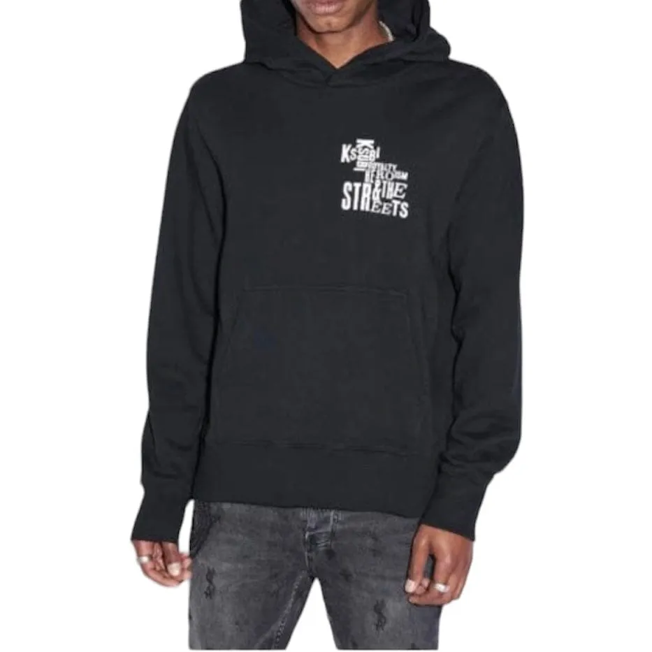 Ksubi Graff Kash Hoodie (Jet Black) MFA23FL009