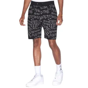 Ksubi Heroism Knit Short (Black) MPS24WA017