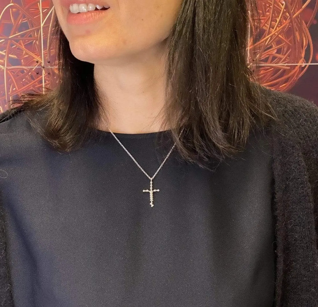 laminin necklace | silver