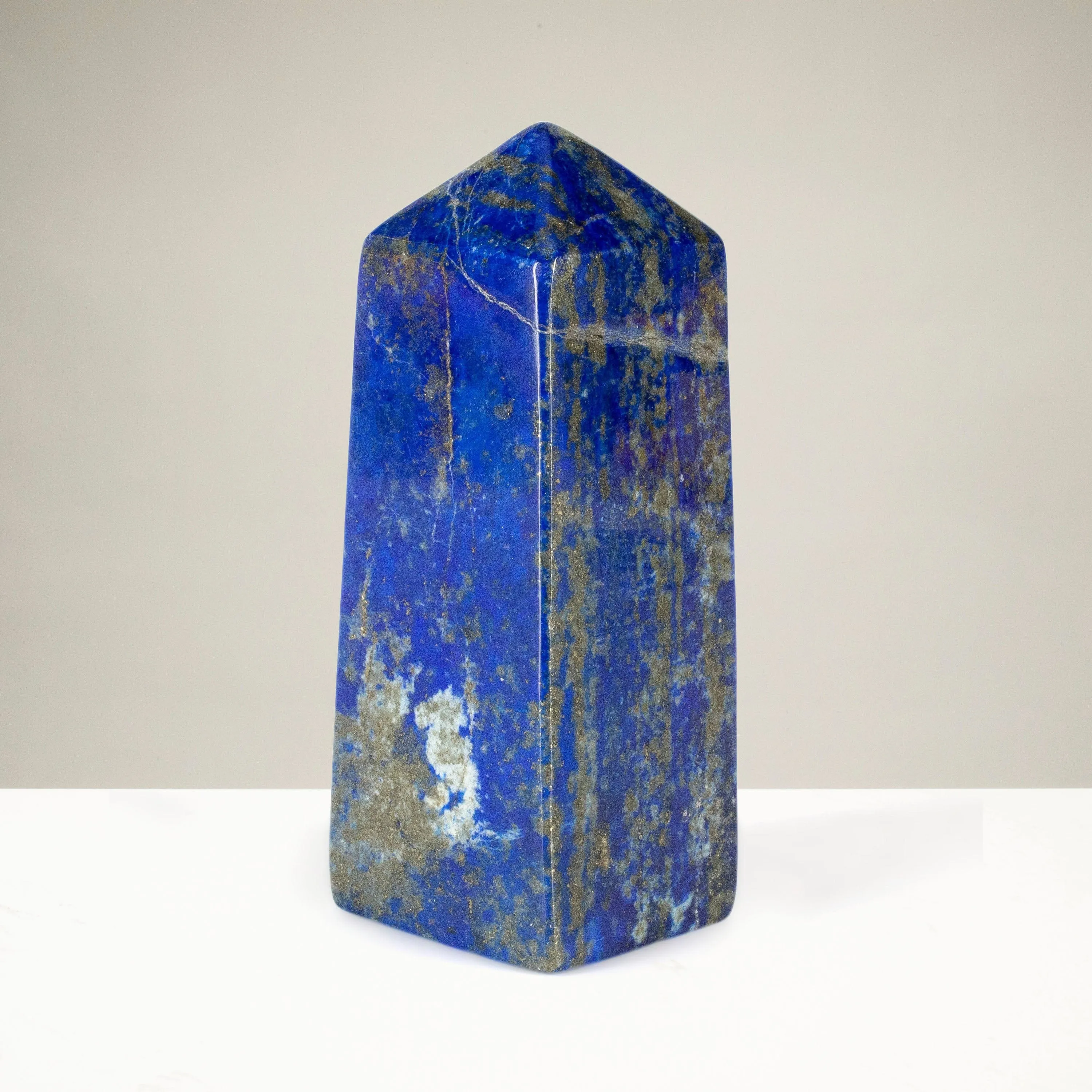 Lapis Lazuli Polished Obelisk from Afghanistan - 4 / 310 grams