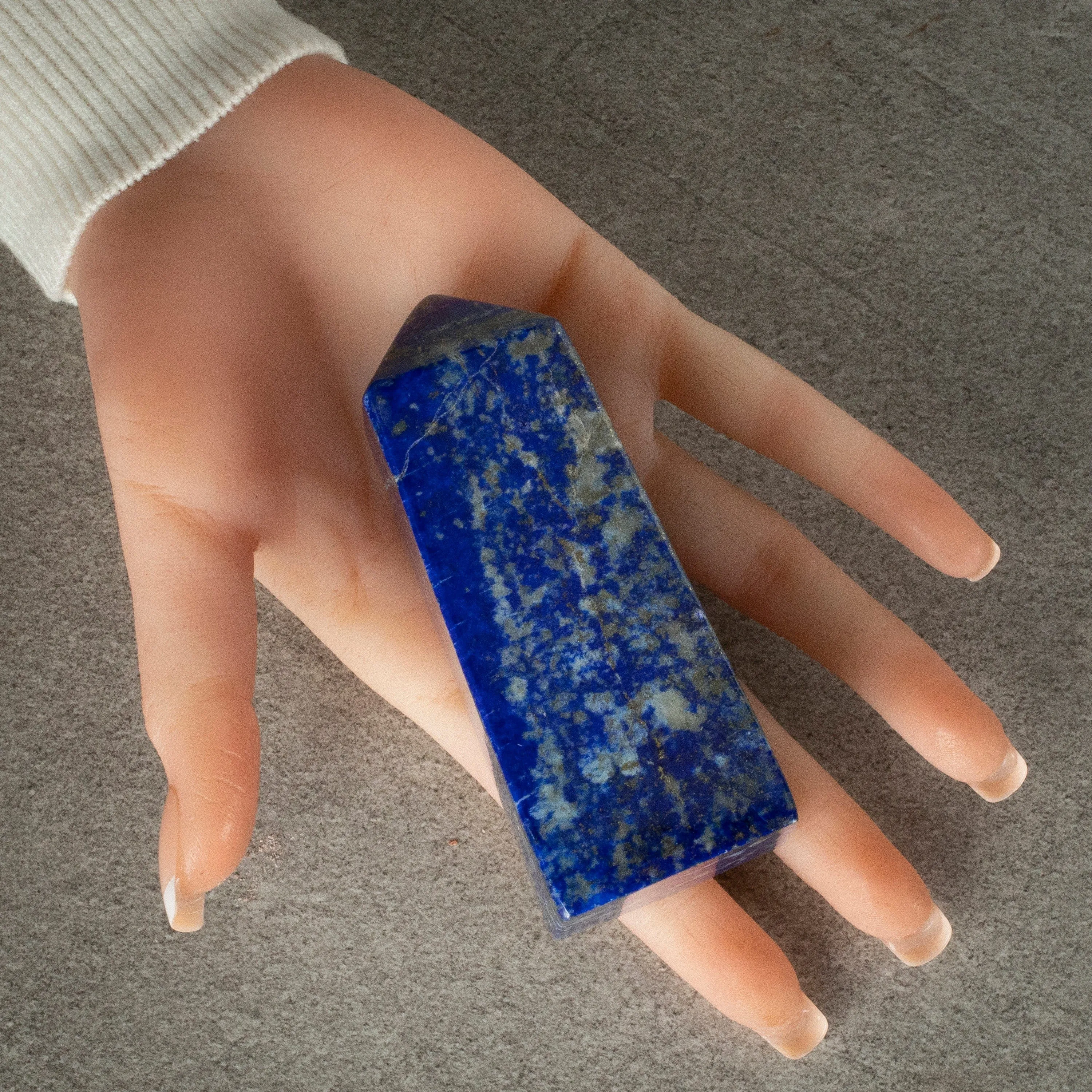 Lapis Lazuli Polished Obelisk from Afghanistan - 4 / 310 grams