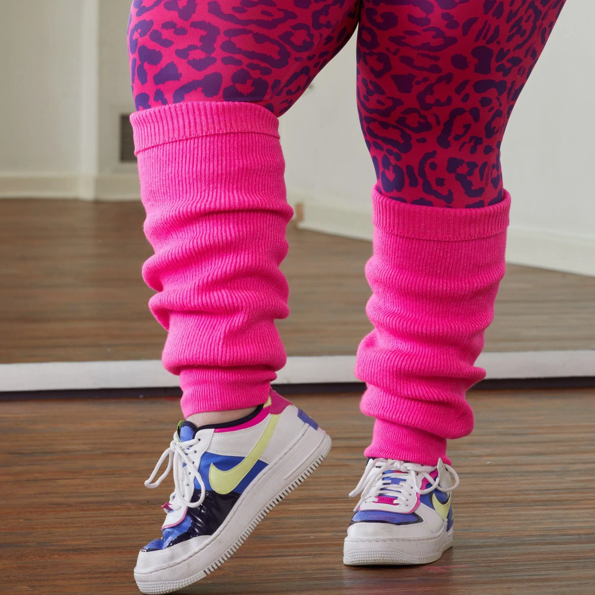 Leg Warmers - Neon Pink