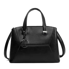 Luxury Casual Designer PU Leather Tote Bag, Crossbody Bag and Handbag