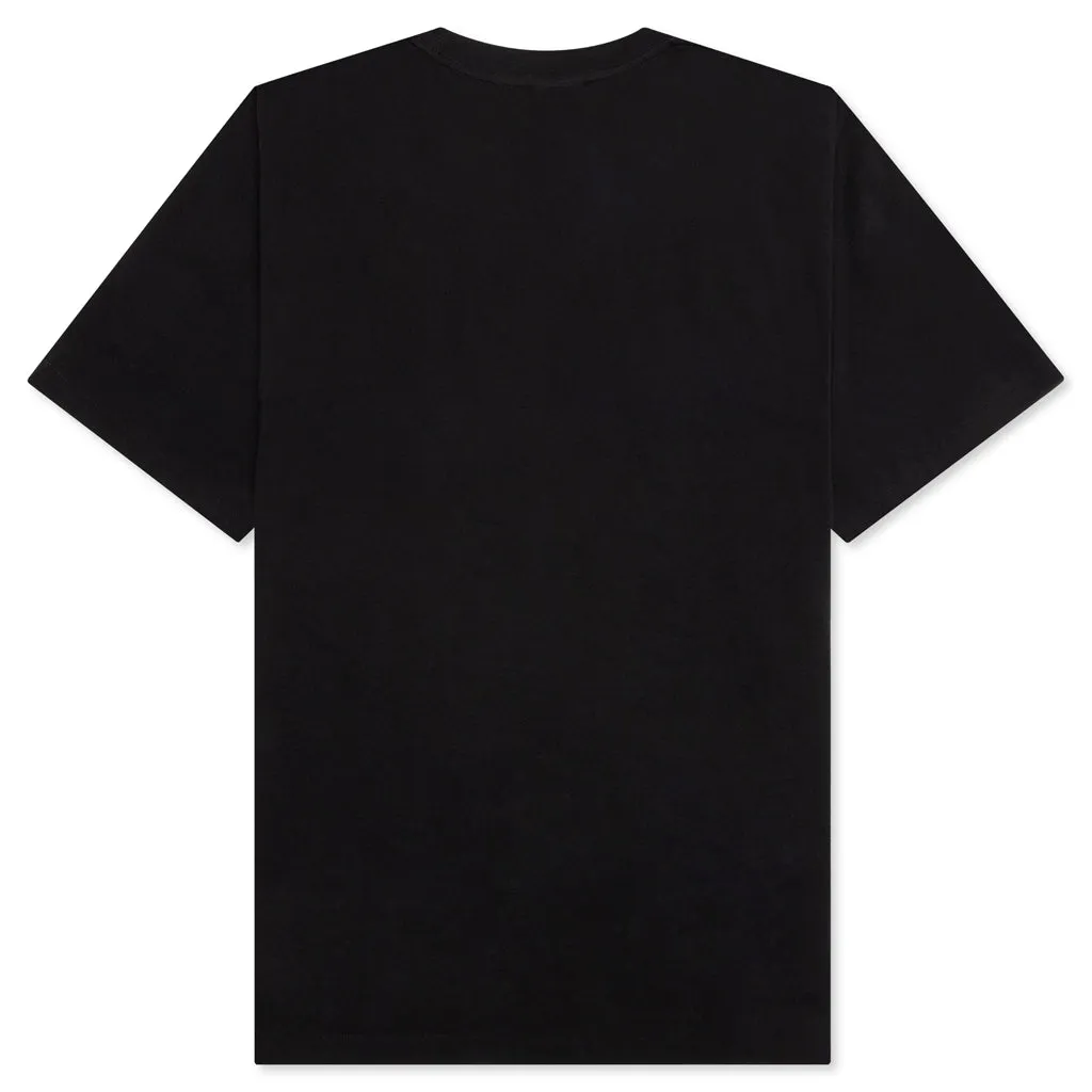 Mad Flame Ape Head Tee - Black