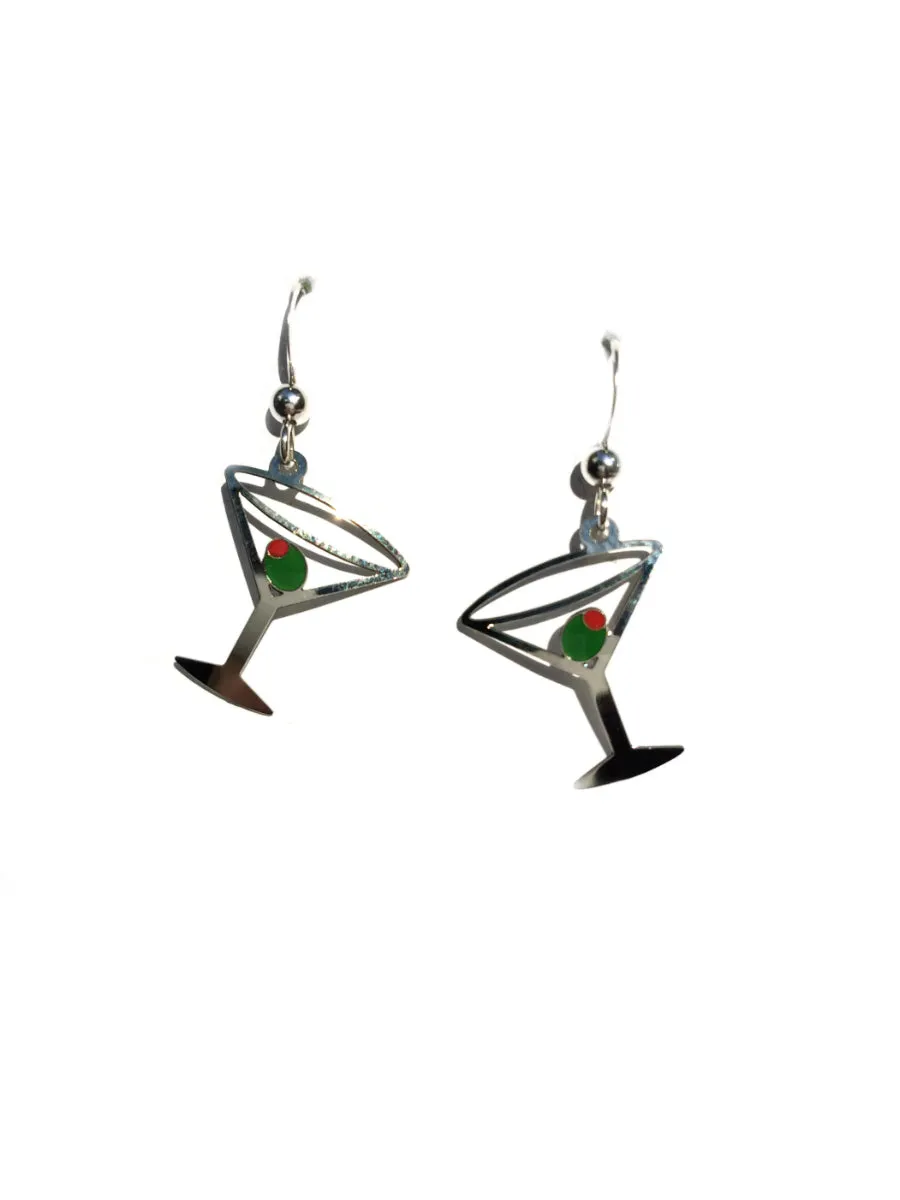 Martini Earrings by Sienna Sky