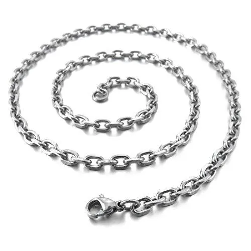 Men's Stainless Steel Pendant Necklace Silver Tone Cross Irish Celtic Knot -With 24 Inch Chain