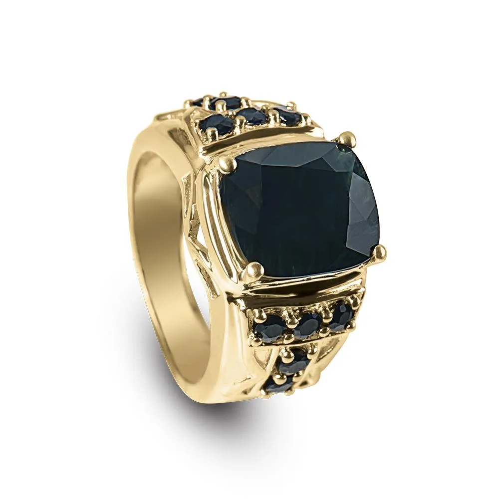 Midnight Sapphire Men's Ring