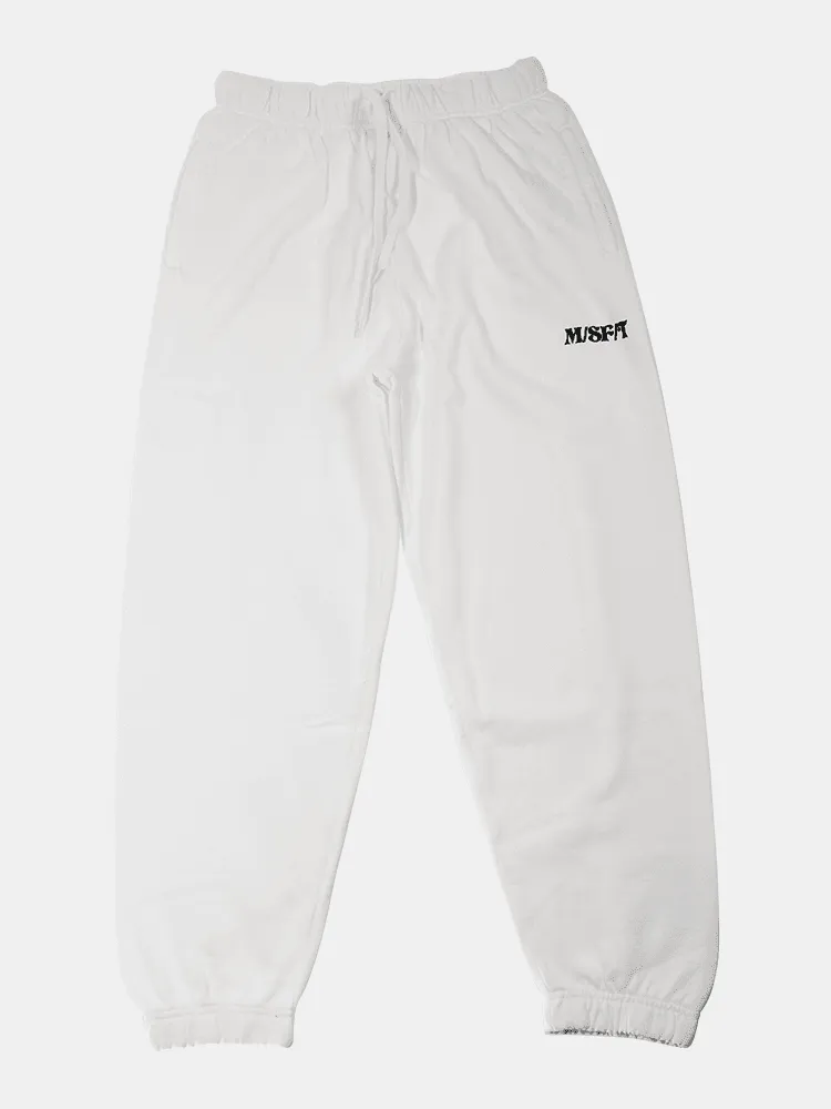 Misfit Trackpant - Washed White