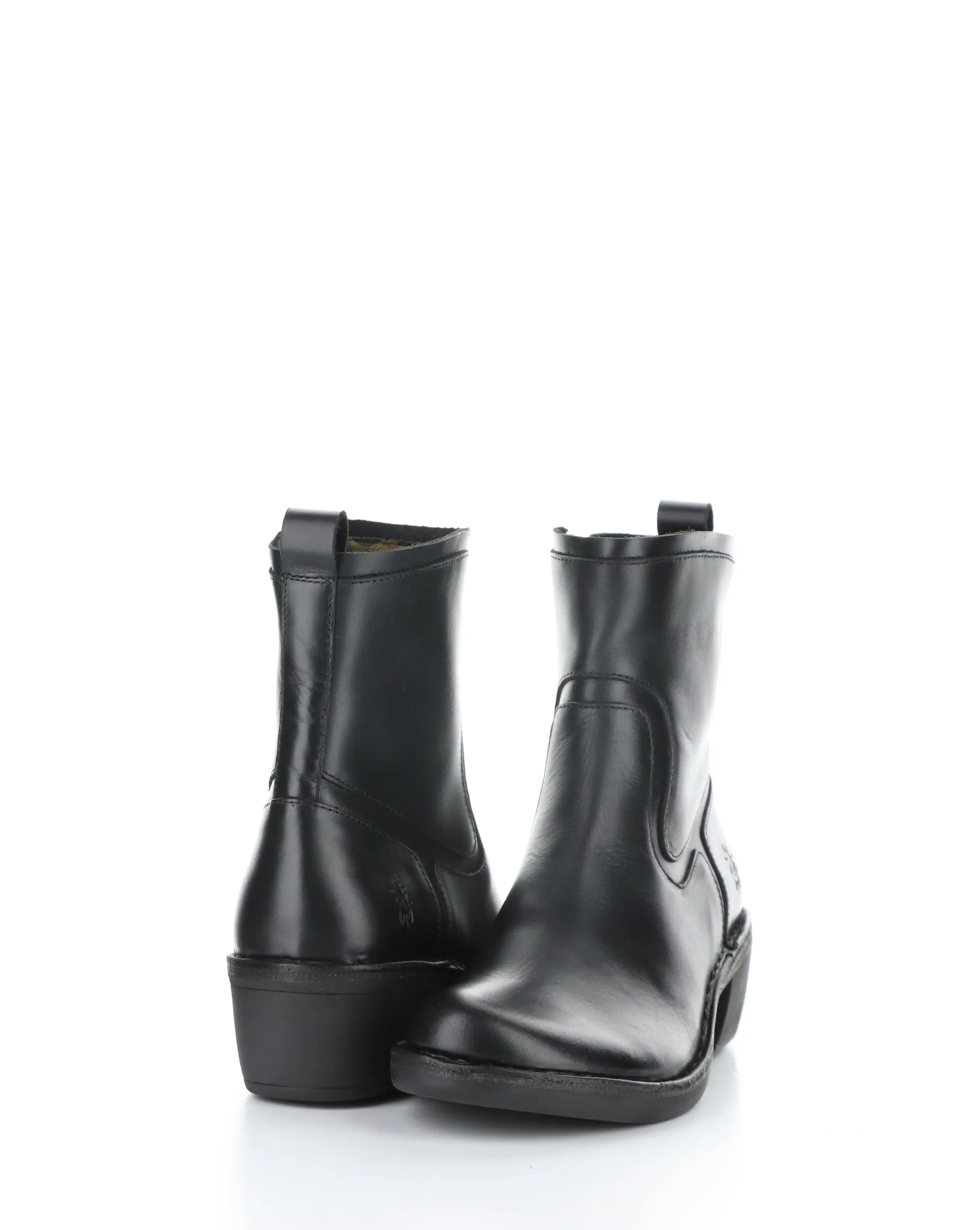 MIZI102FLY 000 BLACK Round Toe Boots